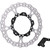 Arlen Ness Big Brake Full Floating Rotor Kit Black