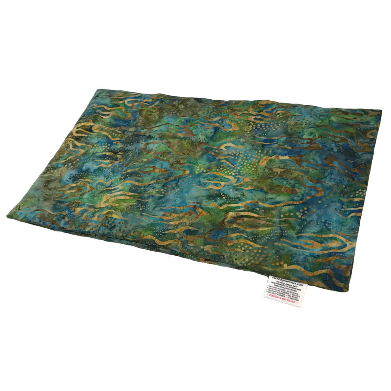 Abstract Earth Microwave Corn Heating Pad, Large Lap Warmer. 