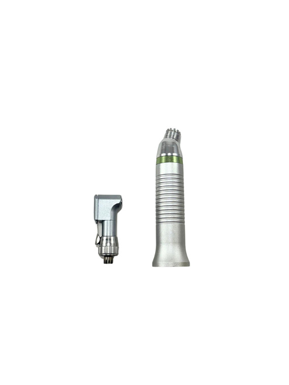 MTI Dental 4:1 Reduction Standard Contra Angle Kit (GRP-CA4102). 4:1 Reduction Contra Angle Sheath LX101 and Classic Latch Head LX102 (Swing Lever)