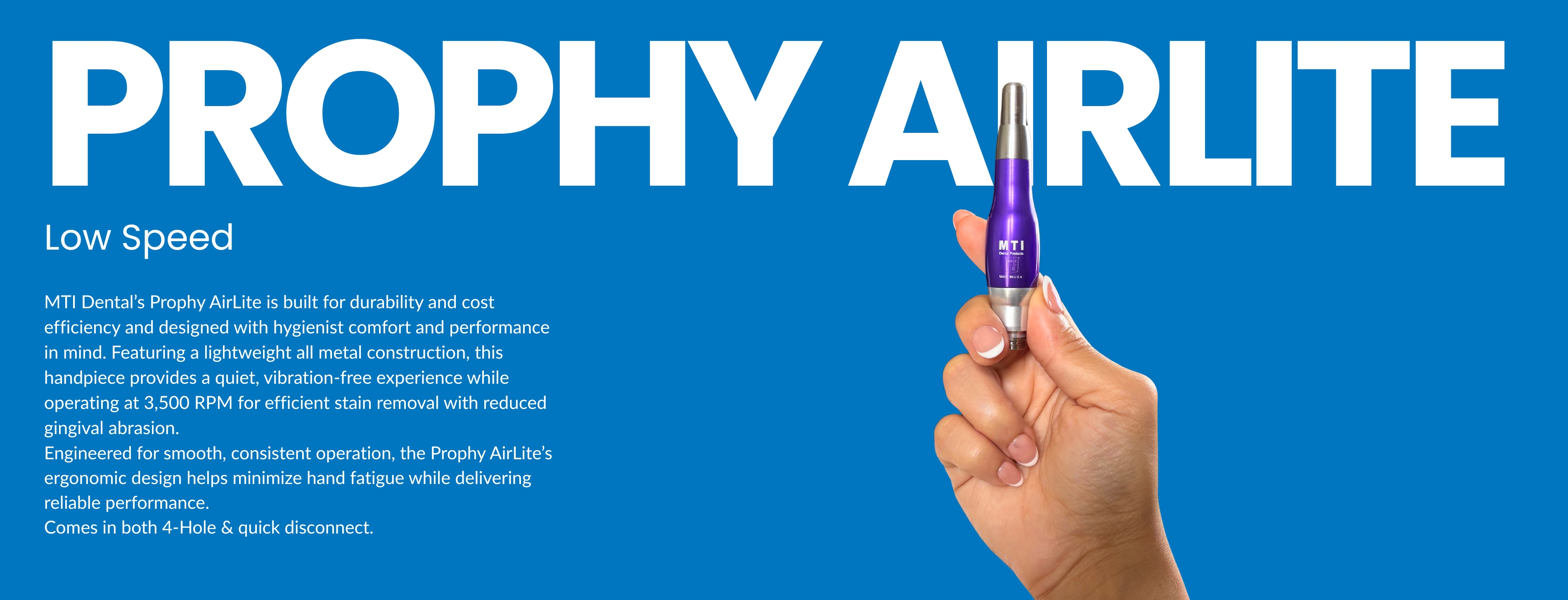 MTI Dental | Dental Handpieces, Tools, and Accessories for Dental