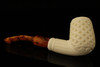 Autograph Series Half Bent Meerschaum Pipe with case 12695