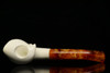 Grim Reaper Meerschaum Pipe with case W1026