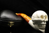 Skull Meerschaum Pipe with case W1071