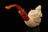 Dragon Block Meerschaum Pipe by I. Baglan with custom case 13080