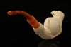 Eagle Head in Eagle's Claw with Block Meerschaum Pipe with custom case 13213