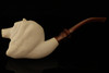 Bear Block Meerschaum Pipe with custom case 13308