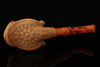 Hippopotamus Meerschaum Pipe Carved by I. Baglan with custom case 13344