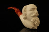 William Shakespeare Hand Carved Block Meerschaum Pipe with fitted case 13495