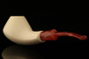 Free Hand Block Meerschaum Pipe Carved by Tekin with custom case 13537