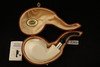 IMP Meerschaum Pipe - Freehand Lanark - Hand Carved with fitted case i2260