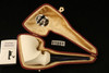 srv Premium - Softcream Sitter - Meerschaum Pipe with custom case 11851r