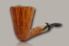 Chacom - Fleur Natural Briar Smoking Pipe with pouch B1688