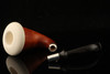 Calabash Meerschaum Pipe XL - Mahogany Wood with custom pocket case 13884