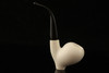 srv Premium - Self Sitter - Block Meerschaum Pipe with custom case 14001