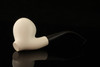 srv Premium - Self Sitter - Block Meerschaum Pipe with custom case 14001