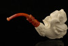 Bulldog in Claw Block Meerschaum Pipe with custom case 14043