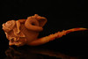 Ikhthyes Block Meerschaum Pipe carved by A. Karahan with fitted case 14098