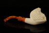 King Tut Block Meerschaum Pipe with fitted case 14102