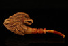 Eagle Block Meerschaum Pipe with fitted case 14096