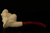Bacchus Block Meerschaum Pipe with fitted case 14127