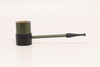 Nording Compass Army Green Matte Briar Smoking Pipe with pouch