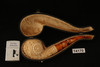 Deluxe Carved Block Meerschaum Pipe with fitted case 14170