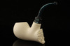 IMP Meerschaum Pipe - Reine - Hand Carved with fitted case i2339