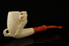 Eagle's Claw Block Meerschaum Pipe with custom case 14224