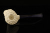 srv Premium - Freehand - Block Meerschaum Pipe  with custom case 14297