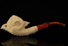 Eagle's Claw with Eagle Medallion Meerschaum Pipe with fitted case 14275