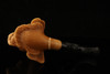 Best Friend Block Meerschaum Pipe Carved by Kenan with fitted case 14323