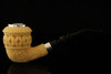 Deluxe Carved Calabash Block Meerschaum Pipe with fitted case 14313