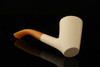 Cherrywood Block Meerschaum Pipe Carved by Tekin with custom case 14341