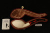 Deluxe Rhodesian Block Meerschaum Pipe with fitted case 14353