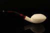 Deluxe Rhodesian Block Meerschaum Pipe with fitted case 14353