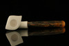 Freehand Hand Carved Block Meerschaum Pipe with pouch M1127