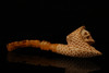 Grim Reaper Block Meerschaum Pipe with fitted case 14416
