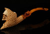Grim Reaper Block Meerschaum Pipe with fitted case 14416