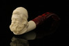 Santa Claus Meerschaum Cigarette Holder by Cevher with fitted case M1160