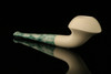 Modern Calabash Hand Carved Block Meerschaum Pipe with pouch M1172