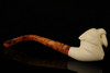 Saber Tooth Tiger Block Meerschaum Pipe with custom case 14402