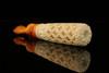 Deep Lattice Meerschaum Cigarette Holder with custom case M1192