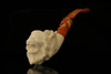 Lion in Claw Meerschaum Cigarette Holder by I. Baglan with fitted case M1213