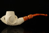 Eagle's Claw Block Meerschaum Pipe with fitted case 14469