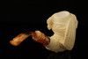 Barbaros the Naval Warrior Meerschaum Pipe Carved by Emin Brothers with case 14545