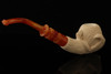 Eagle's Claw Meerschaum Pipe carved by I. Baglan with fitted case 14513