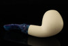 IMP Meerschaum Pipe - Nosewarmer Apple - Hand Carved with custom case i2374