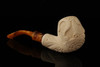 Question Mark ? Block Meerschaum Pipe with fitted case 14568