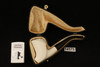 Self Sitter Block Meerschaum Pipe with fitted case 14575