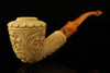 Deluxe Carved Block Meerschaum Pipe with fitted case 14582